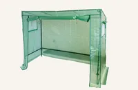 Grindi - Tomaten Foliengewächshaus Treibhaus Pflanzenhaus - 200x78x130/150 - Grün
