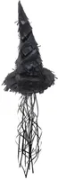 Kapelusz czarownicy piñata dekoracja na Halloween przyjęcie urodzinowe dla dzieci czarny 50 cm