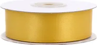 Doppelseitiges Satinband 25mm x 20m Rolle Gold