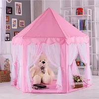 anagre Spielzelt Für Kinder, Kinderspielzelt Mädchen Kinder Zelt, Princess Castle Spielzelt Für Kinder, Prinzessin Zelt Innen & Draussen