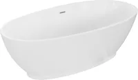 Mexen Bilbao freistehende Badewanne 180 x 90 cm, weiß, mit Überlauf - 51311809000-20