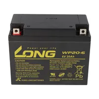 Kung Long Akku WP20-6 6V 20Ah AGM Blei Vlies