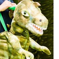 Dino Kostüm Kinderkostüm Dinosaurier Drachen-Overall T-Rex Kinderkostüm 116-128 