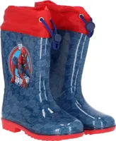 Spiderman topánky do dažďa Vodotesné vonkajšie gumové topánky pre deti veľkosť 28