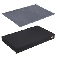 WISFOR Hundebett, 10cm dick Hundekissen Hundesofa Hundematte Katzenbett Rutschfest Waschbar wasserfest - XL: 105x70x10cm