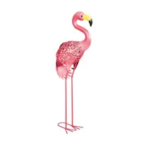Solar LED Dekovogel Solarleuchte Metall Warmweiß Akku Pfau Flamingo Silberreiher von LIVARNO® Home