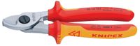 Knipex 951-6165 Kabelschere 165mm VDE nicht für Stahldraht, rot/gelb/silber