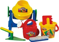 Kinder Sandspielzeug Set Betonmischer Mörtelmaschine Maurerkelle Zubehör