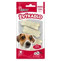 Akinu pamlsek pro psa kost bílá 5 cm 4 ks
