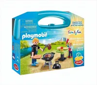 PLAYMOBIL 5649 Grill Koffer Papa beim grillen zum Mitnehmen Grillparty  Barbeque