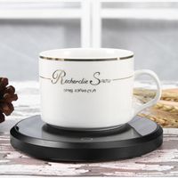 Desktop-Getränkewärmer Heizkissen für den Heimgebrauch im Büro RetroFun Elektrischer Kaffeetassenwärmer mit automatischem Tassenwärmer für Kaffeetee-Milch 