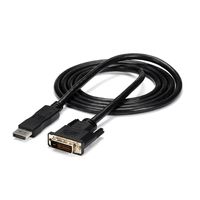 Startech.com 1,8m displayport to dvi cable - 1920x1200 - dvi adapter cable - dp to dvi converter - plug to plug, 3 years