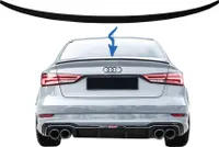 Spoiler bagażnika do Audi A3 8V sedan 2013+ czarny błyszczący
