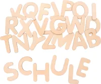 EDUPLAY 120595 Holzbuchstabe Q, natur