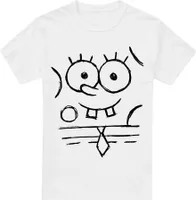 SpongeBob SquarePants - T-Shirt für Herren TV6458 (L) (Weiß)