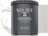 Dickschichtlasur 2in1 Holzlasur Holzschutzlasur außen und innen W220 Weiss - 1L