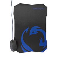 Nedis Gaming Mouse & Mouse Pad Set | 130 mm | 244 mm | Verdrahtet | DPI: 800 / 1200 / 1600 dpi | Einstellbar DPI | Anzahl Knöpfe: 6 | Rechtshändig | 1.50 m | Normale Beleuchtung NE550671567