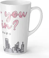ERT GROUP Friends Pohár na latte Vzor Friends 009, 450ml WMGFRDS003