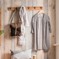 Wandgarderobe 90cm 'Lima' Wildeiche massiv