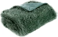 Koc TIFFANY 150x200 cm, ciemny zielony, DESIGN 91