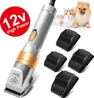 Hatteker Hundeschneider Geräuscharme elektrische Haartrimmer Professionelle Plug-in Haustiere Haarschneider Elektrische Leise Grooming Kit für Hunde Katzen Haustiere