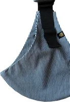 Wildride Kindertrage Stripe (Hüfttrage), Farbe:Indigo Stripe