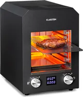 Klarstein Hannibal - gril, 2200 W, 200 - 850°C, plocha 18,5 x 30 cm, LED, čierny