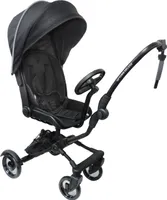 Eichhorn Uptown Rider Deluxe - Kleinkinder Geschwistersitz Anhänger für Kinderwagen mit Regenschutz und abnehmbarem Sonnendach