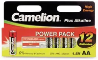 CAMELION Mignon-Batterie, Plus-Alkaline, LR6, 12 Stück