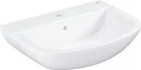 Grohe Bau Ceramic Waschtisch 65cm  wandhängend, Weiß, mit 1 Hahnloch