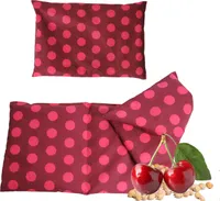 Dr. Berger 1-Kammer und 20x30 cm + 3-Kammer Kirschkernkissen Tupfen Rot