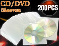 CD/DVD Hüllen Plastik 200 Stück