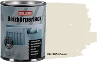 OELLERS Heizkörperlack bewährt 1L RAL9001 Cremeweiß  Heizungsfarbe Heizungslack Heizkörperfarbe