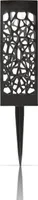 LED Solar Stecklampe  für Außen, wetterfest IP44 spritzwassergeschützt, 28,5 cm Gartenleuchte  mit Erdspieß, Beleuchtung für Terrasse