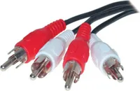 2 Cinchstecker/ 2 Cinchstecker, 0,5m