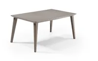 ALLIBERT GARDEN Lima Tisch 160 6 Personen - Zeitgenössisches Design - Cappucino