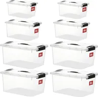 Satz von 8 Greentainer-Behältern, 25l x 4, 10l x 2, 6,5l x 2