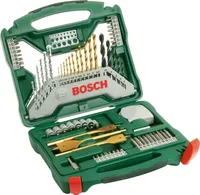 70dílná sada vrtáků a šroubováků Bosch X-Line Titanium (do dřeva, kamene a kovu, příslušenství k vrtákům)