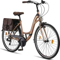 Licorne Bike Stella Plus Premium City Bike w calach aluminiowy rower dla dziewczynek, chłopców, mężczyzn i kobiet - 21 biegów - rower holenderski