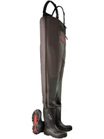 Dunlop Stiefel Purofort+ Wathose schwarz Gr. 49/50
