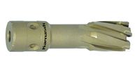Hartmetall-bestückter Kernbohrer für Stähle bis 1400 N, Fein Quick-In Schaft, Nutzlänge 40mm, Hard-Line40, Ø d=49mm