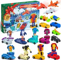 iZoeL Adventskalender Auto 2024 Kinder, Verformungsauto Fahrzeugekalender