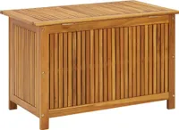 Skrzynia ogrodowa 90x50x58 cm z litego drewna akacjowego
