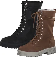 s.Oliver Damen Stiefel Schnürstiefel 5-26216-37, Größe:37 EU, Farbe:Schwarz