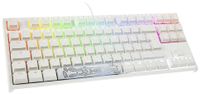 Ducky ONE 2 TKL PBT Gaming Tastatur MX-Blue RGB LED - weiß - Tastatur - Blau