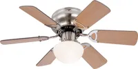 Globo Lighting Ventilator Metall Nickel matt, 1x E27
