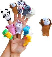Oblique Unique Fingerpuppen Handpuppen Baby Tier Set zum Spielen und Lernen