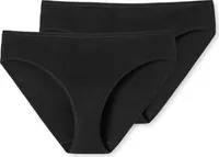 Schiesser Damen 2PACK Tai schwarz 36  PAK