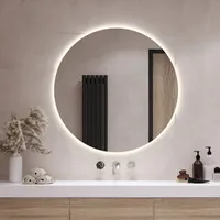 mit Rundspiegel LED Spiegel Badezimmerspiegel