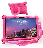 AngelTech Kindertablet XL PRO II - Android 13 - 4+3 GB RAM - 64+128 GB - Octa-Core-Prozessor - Schnelles 10" Kindertablet -Elterliche Kontrolle - Rosa